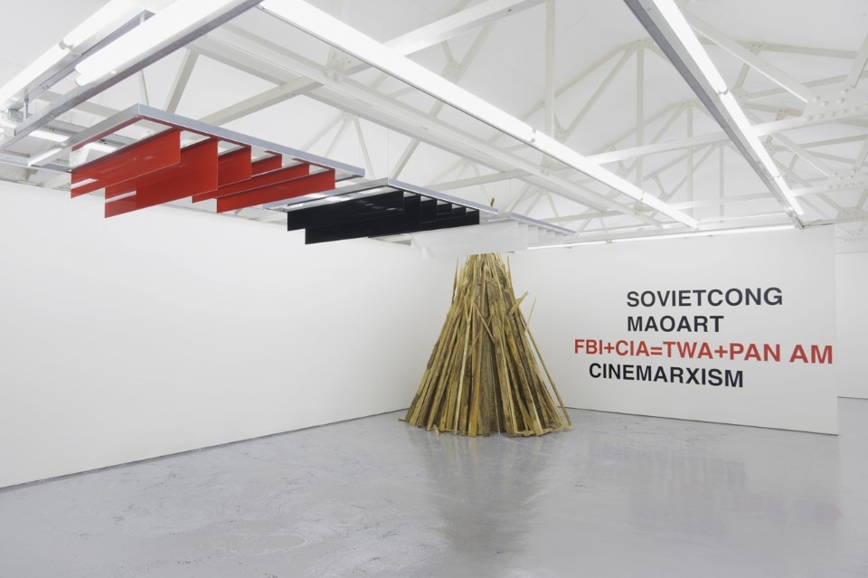 Liam Gillick, <i>The Thought Style Meets The Thought Collective</i>, exhibition view, first floor gallery, room 2, Maureen Paley, London 2015. ©Liam Gillick, courtesy Maureen Paley, London