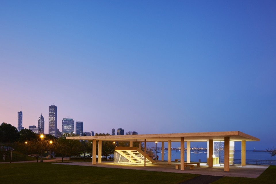 Team Ultramodern, Chicago Horzion, Chicago, Illinois, USA. Photo Tom Harris, © Hedrich Blessing. Courtesy of the Chicago Architecture Biennial Team Ultramodern, Chicago Horzion, Chicago, Illinois, USA. Photo Tom Harris, © Hedrich Blessing. Courtesy of the Chicago Architecture Biennial