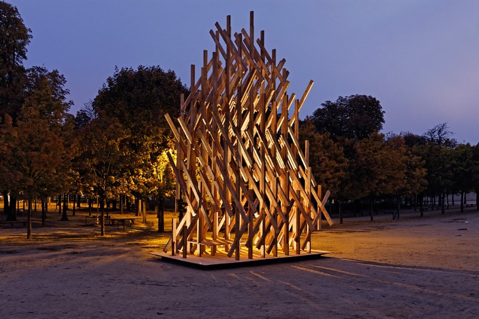 Kengo Kuma, Yure, Jardin des Tuileries, Paris