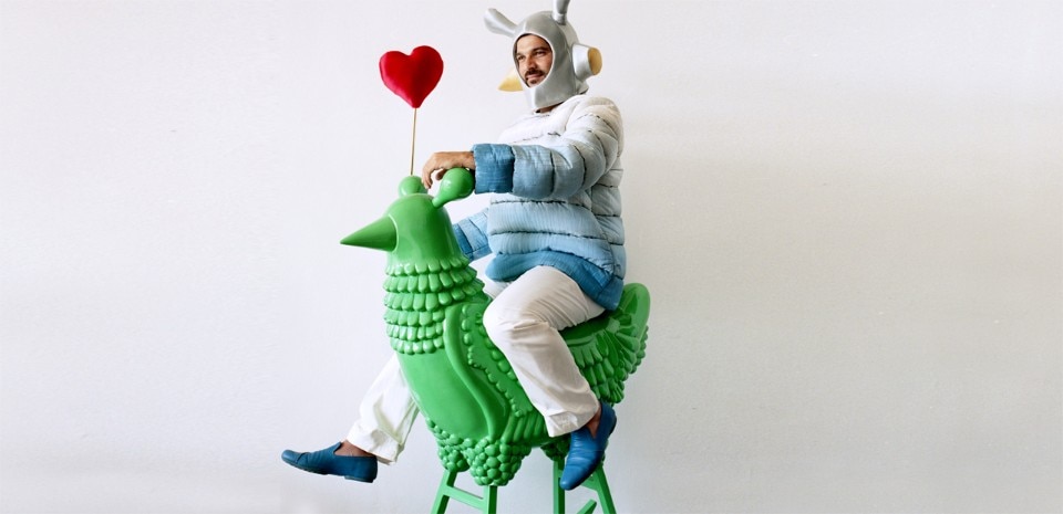 Jaime Hayone with Green Chicken. Photo © Nienke Klunder
