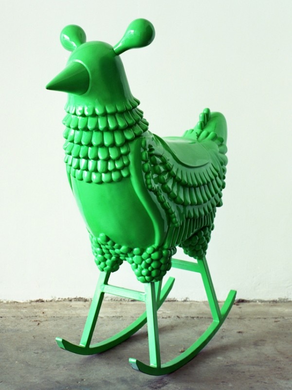 aime Hayon, Green Chicken. Photo © Hayonstudio