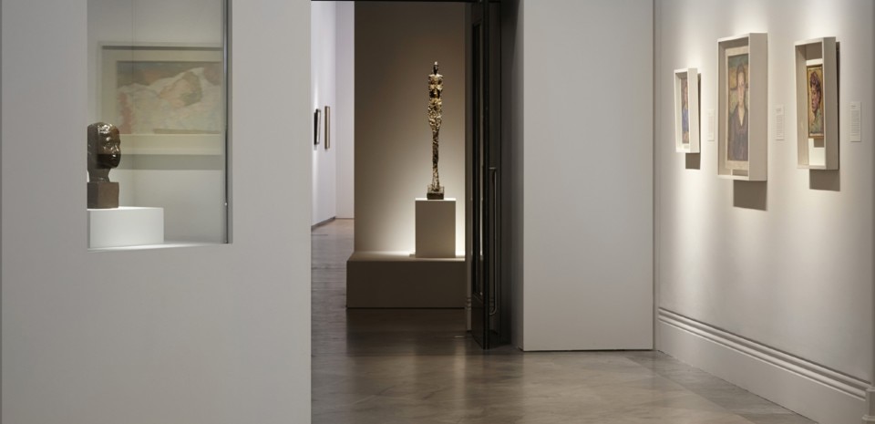Stanton Williams, exhibition design for “Giacometti: Pure Presence”, National Portrait Gallery, London