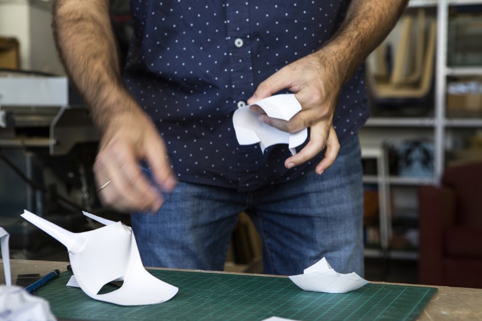 Flat 3D: Bakery Design Studio Fold Chairs at Design Museum Holon