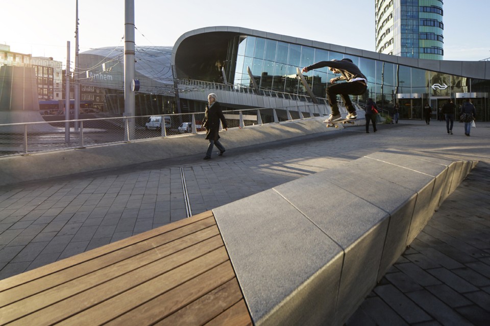 Bureau B+B, Arnhem Central, public space. Photo Frank Hanswijk