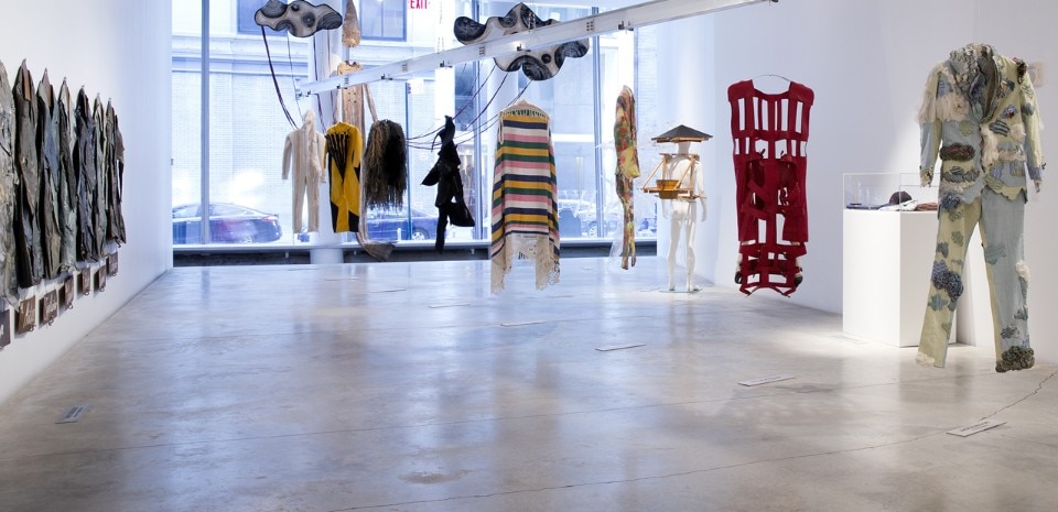 “Workwear/Abiti da Lavoro”, view of the exhibition at the The Sheila C. Johnson Design Center