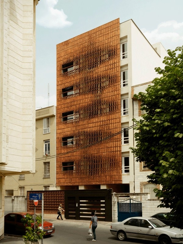 Admun Design, Brick Facade, Tehran