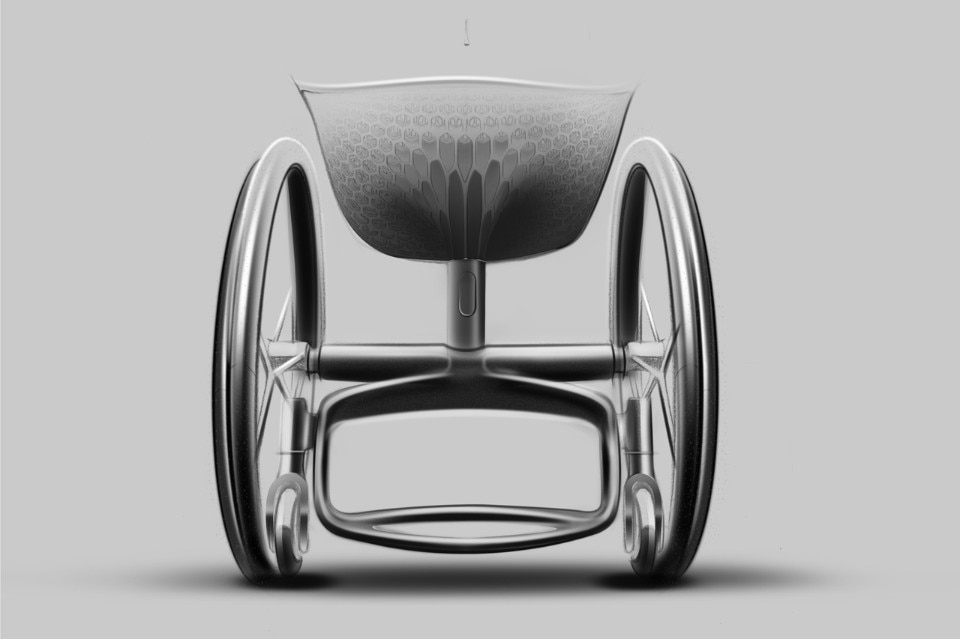 Layer, GO wheelchair sketch