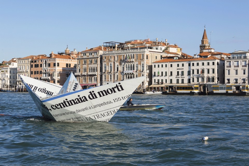 Vik Muniz, Lampedusa, 2015