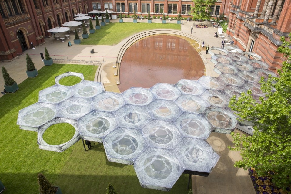 V&A and the University of Stuttgart, Elytra Filament Pavilion, 2016