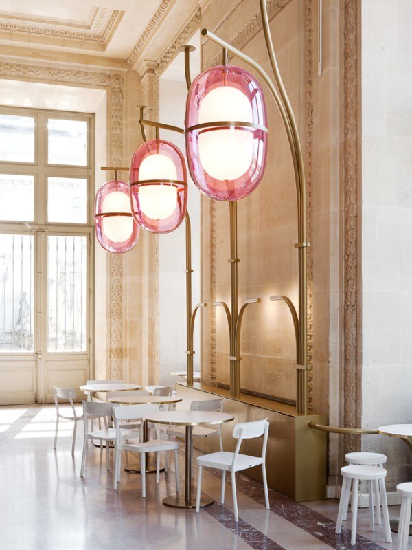 Mathieu Lehanneur, Café Mollien, Louvre Museum, 2016 Mathieu Lehanneur, Café Mollien, Louvre Museum, 2016