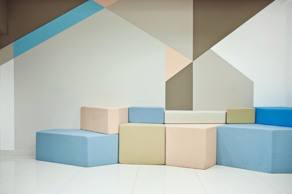 K&K Architects, 3D Puzzle waiting room, 2016 K&K Architects, 3D Puzzle waiting room, 2016