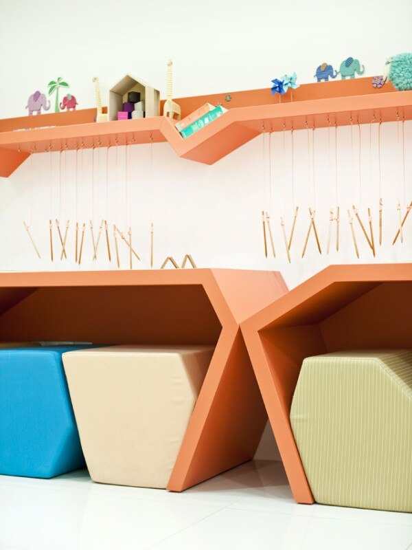 K&K Architects, 3D Puzzle waiting room, 2016 K&K Architects, 3D Puzzle waiting room, 2016