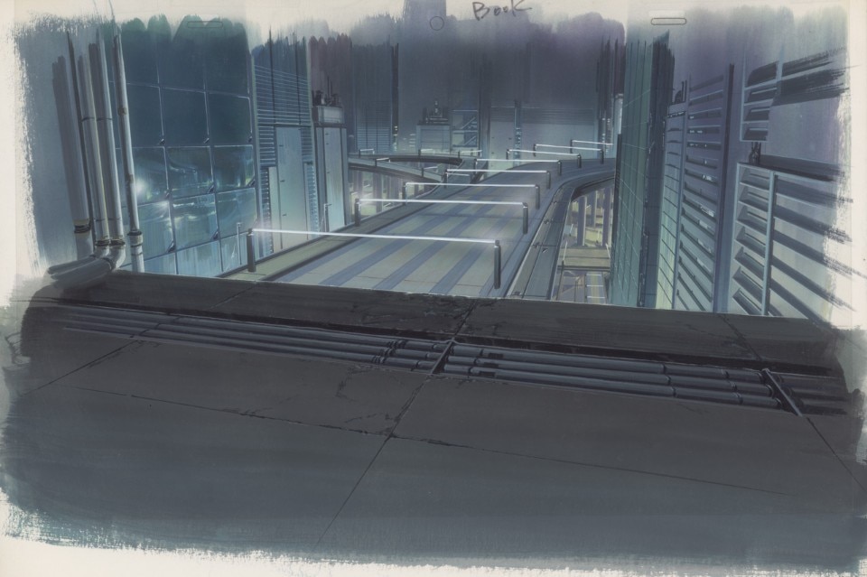  Hiromasa Ogur, background for Ghost in the Shell (1995), shot n. 509,