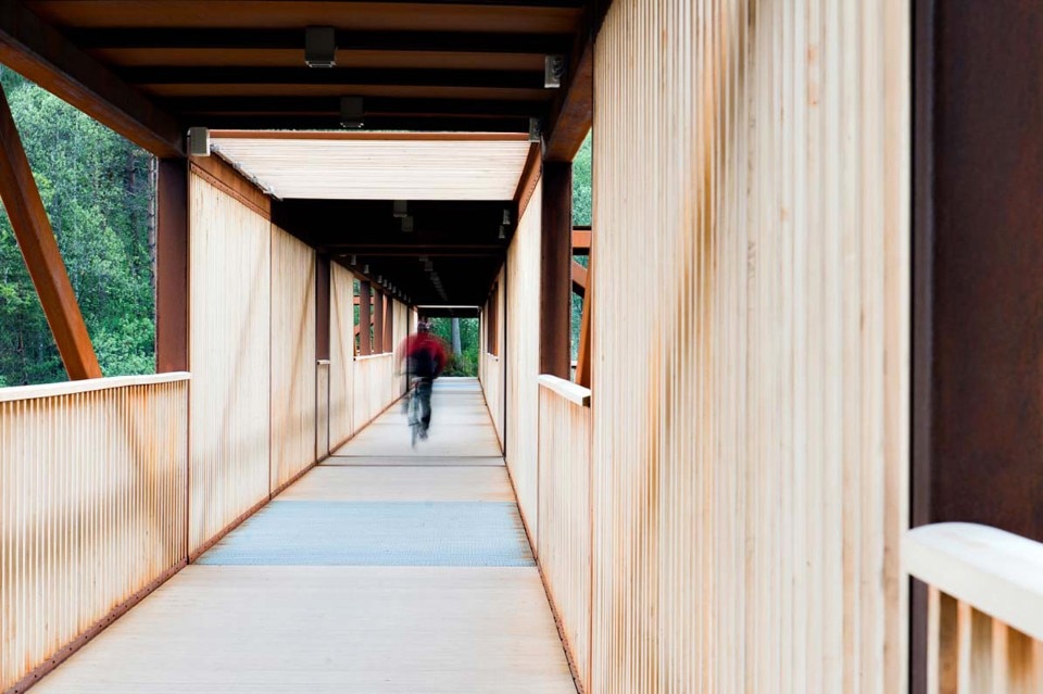 Rintala Eggertsson Architects, Tintra Footbridge, Voss, Norway, 2015