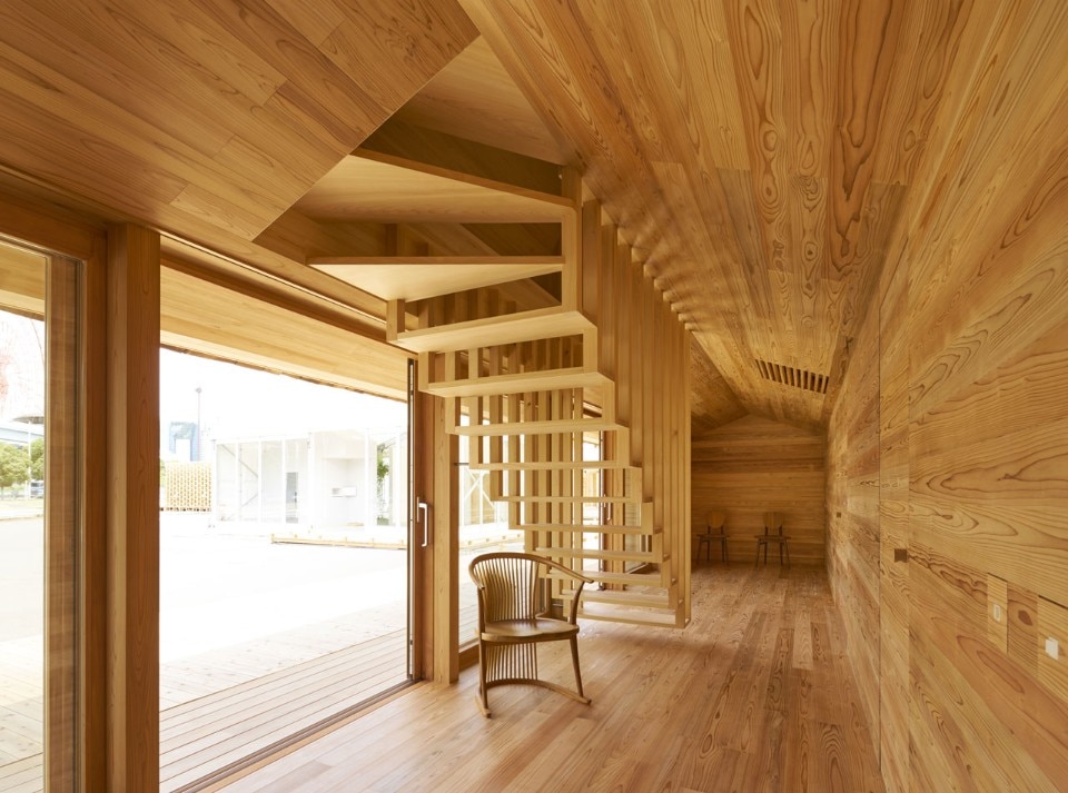The Yoshino Cedar House, designed and built for Kenya Hara’s House Vision exhibition in Tokyo and created in collaboration with Go Hasegawa