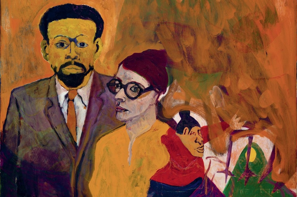 Bob Thompson, LeRoi Jones and his Family, 1964. Oil on canvas, 92,4 × 123,2 cm. Courtesy of Hirshhorn Museum and Sculpture Garden, Smithsonian Institution, Washington, D.C. © Estate of Bob Thompson; Courtesy of Michael Rosenfeld Gallery LLC, New York, NY Photography by Lee Stalsworth