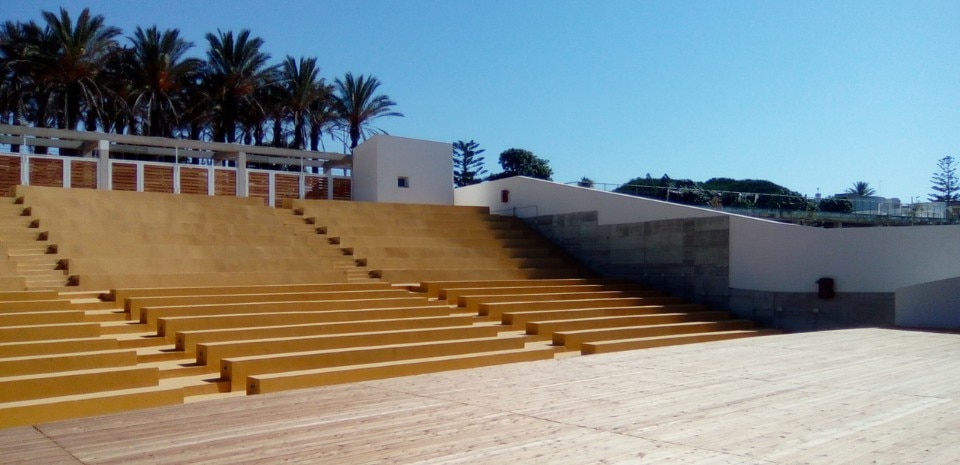 Marcello Maltese, Maurizio Oddo, outdoor theatre in Triscina di Selinunte, 2016