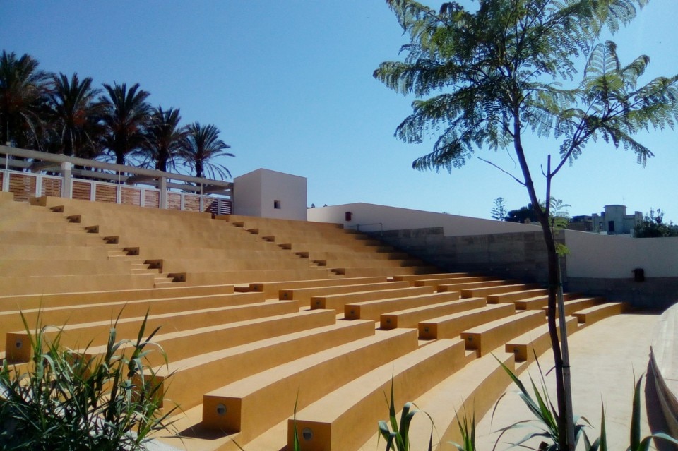 Marcello Maltese, Maurizio Oddo, outdoor theatre in Triscina di Selinunte, 2016