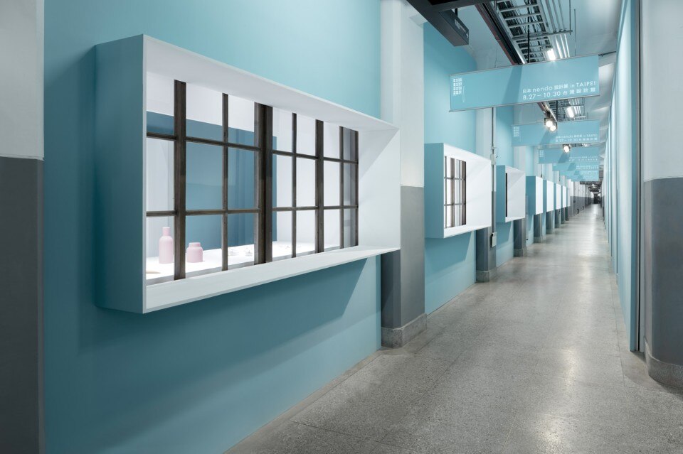 Nendo: Looking through the window, installation view at Taiwan Design Museum, 2016