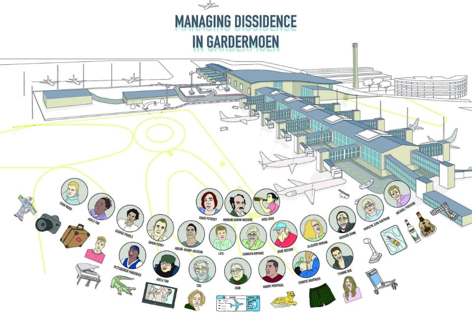 After Belonging Oslo Architecture Triennale, Managing Dissidence in Gardermoen by Bollería Industrial / Factory-baked Goods