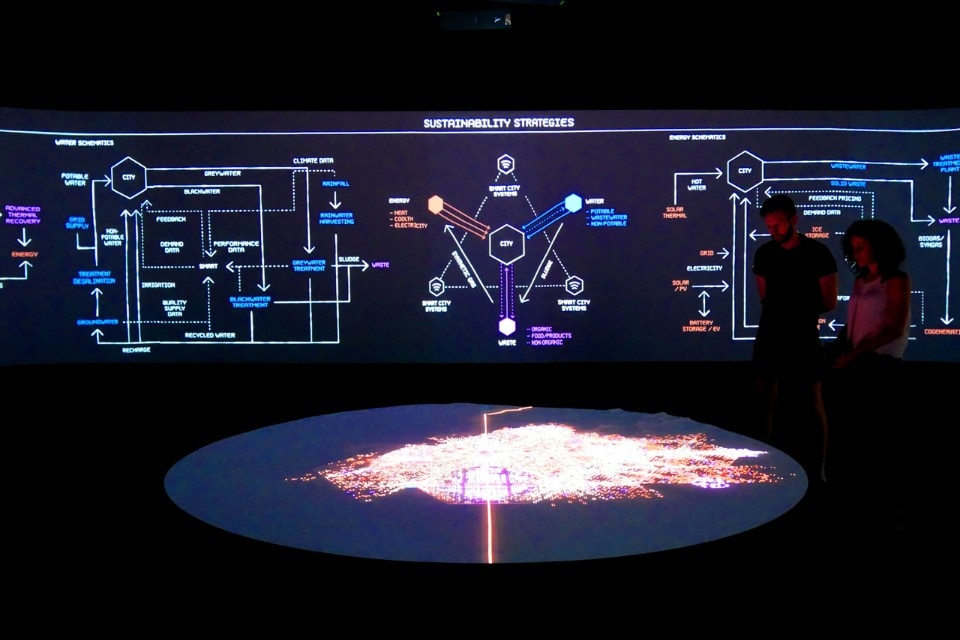 Fernando Romero, Border City, installation view at London Design Biennale, 2016