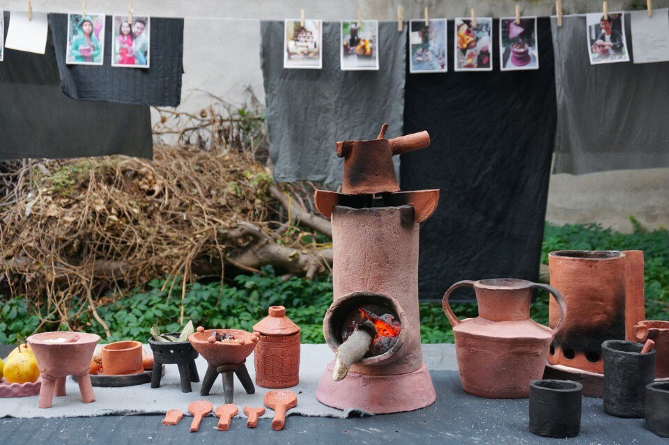 Johanna Dehio and Valentina Karga, Fire-Kitchen, Wien, 2016