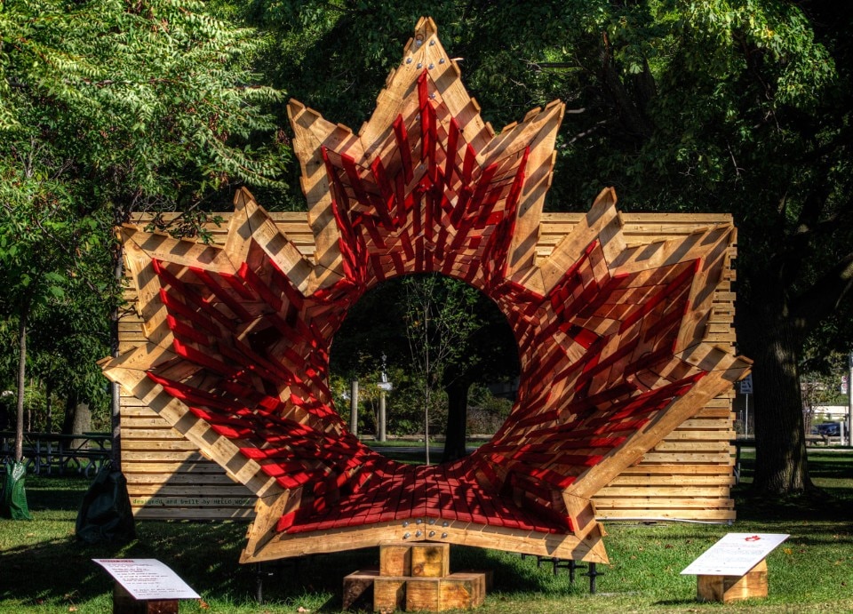 Hello Wood, Tunnel Through Time, Toronto, 2016