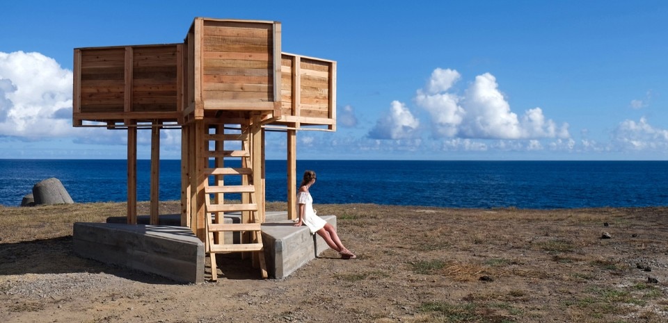 Nuno Pimenta, Two Manifolds installation, Ponta Delgada, Azores, 2016