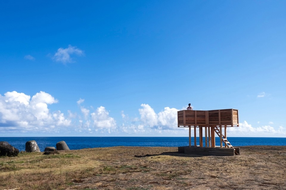 Nuno Pimenta, Two Manifolds installation, Ponta Delgada, Azores, 2016