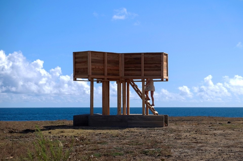 Nuno Pimenta, Two Manifolds installation, Ponta Delgada, Azores, 2016