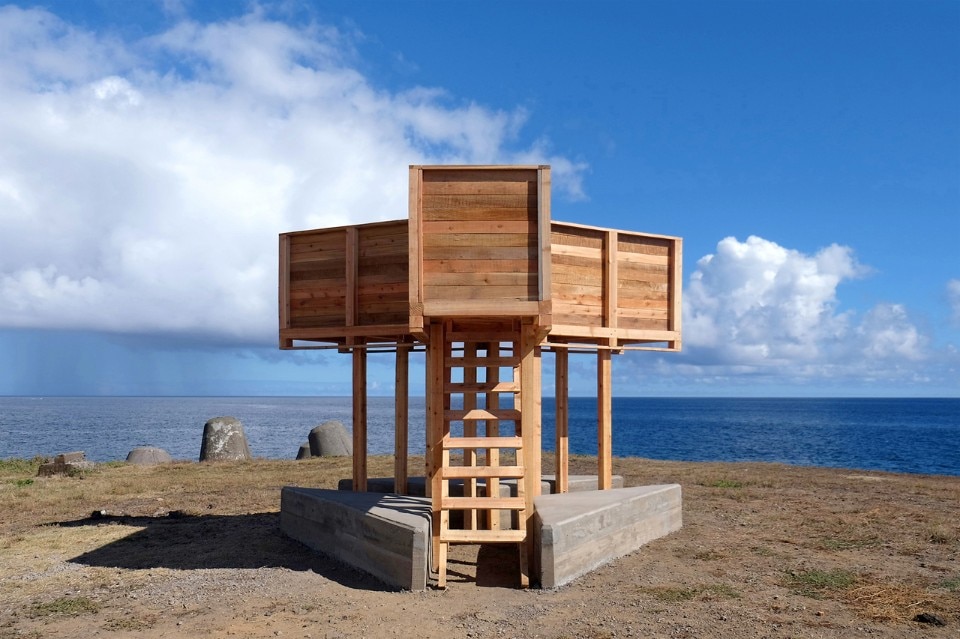 Nuno Pimenta, Two Manifolds installation, Ponta Delgada, Azores, 2016