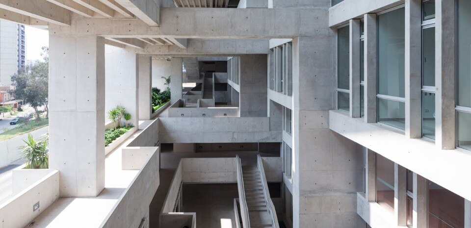Grafton Architects, UTEC – Universidad de Ingenieria y Tecnologia, Barranco, Peru, 2015. Photo Iwan Baan, courtesy Grafton Architects