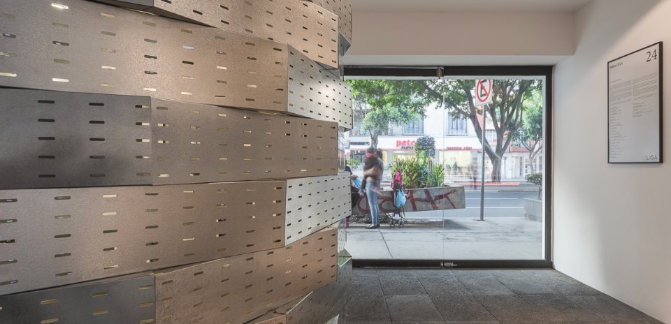 Liga 24. Umwelt, veduta dell'installazione a LIGA, Espacio para Arquitectura, Città del Messico, 2016