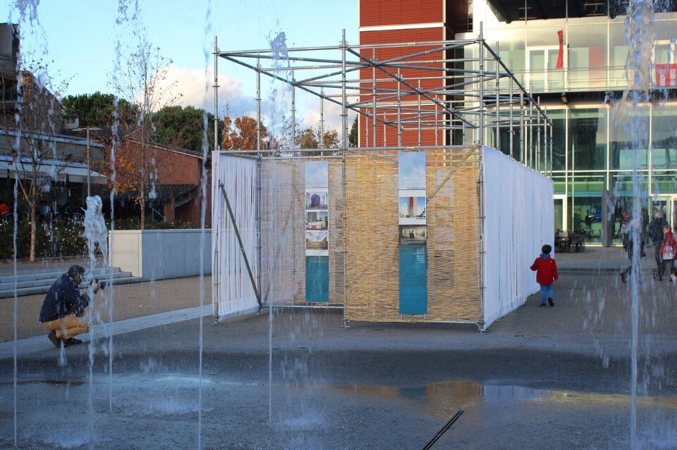 Studio Lauria, exhibition pavilion durin the Japanese Festival in Florence, 2016 Studio Lauria, exhibition pavilion durin the Japanese Festival in Florence, 2016
