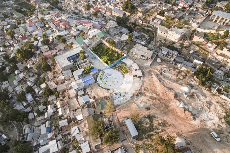 EVA, Tapis Rouge, public square in Port-au-Prince, Haiti 2016