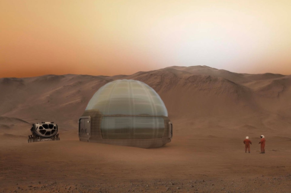 Clouds Architecture Office and SEArch, Mars Ice Home, 2016