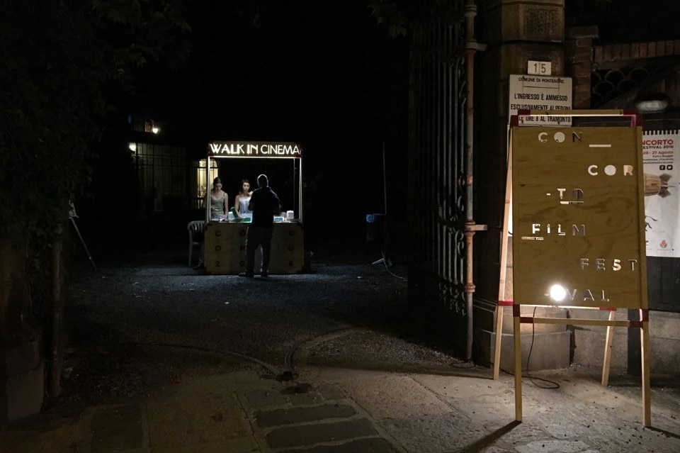 Mezzo Atelier, Walk in Cinema, Concorto Film Festival, 2016 Mezzo Atelier, Walk in Cinema, Concorto Film Festival, 2016