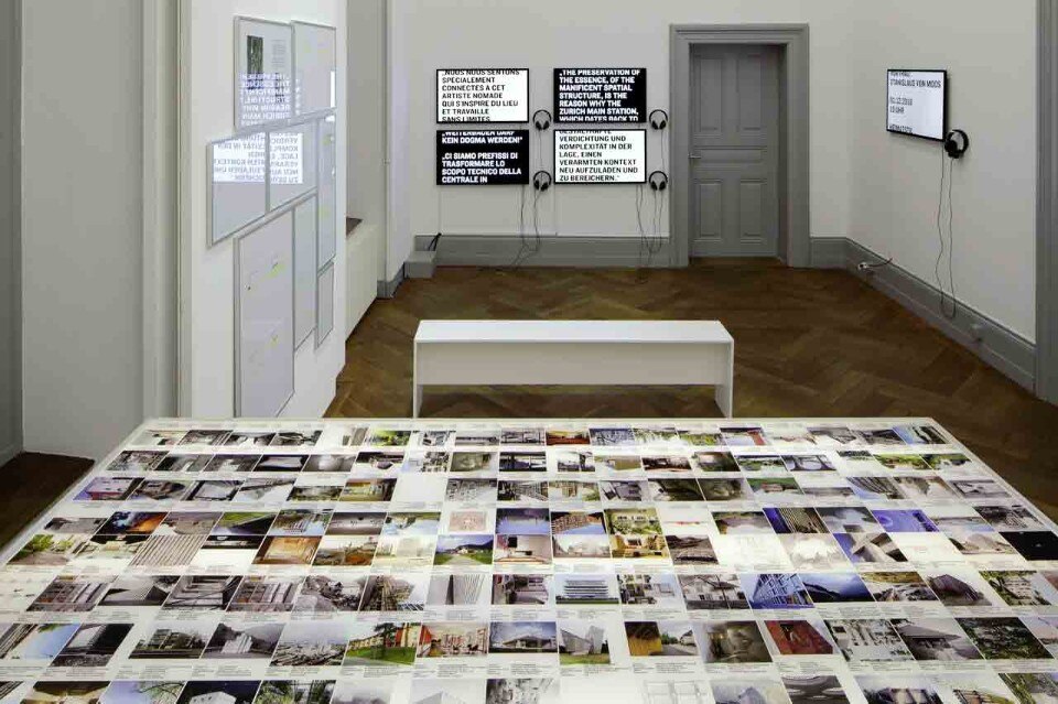 Schweizweit, installation view at S AM, Basel, 2016