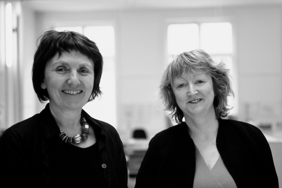 From left: Shelley McNamara and Yvonne Farrell