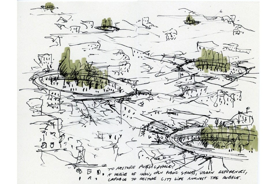 Beals and Lyon, Sketch for Syria call for drawings, IUAV Venice 2016 Beals and Lyon, Sketch for Syria call for drawings, IUAV Venice 2016