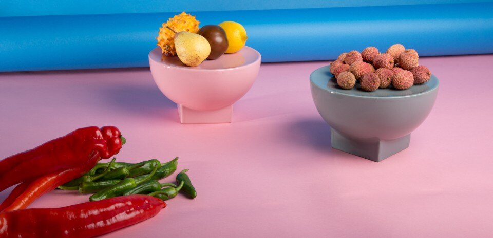 Sebastian Herkner, Mila bowls for Pulpo, 2017