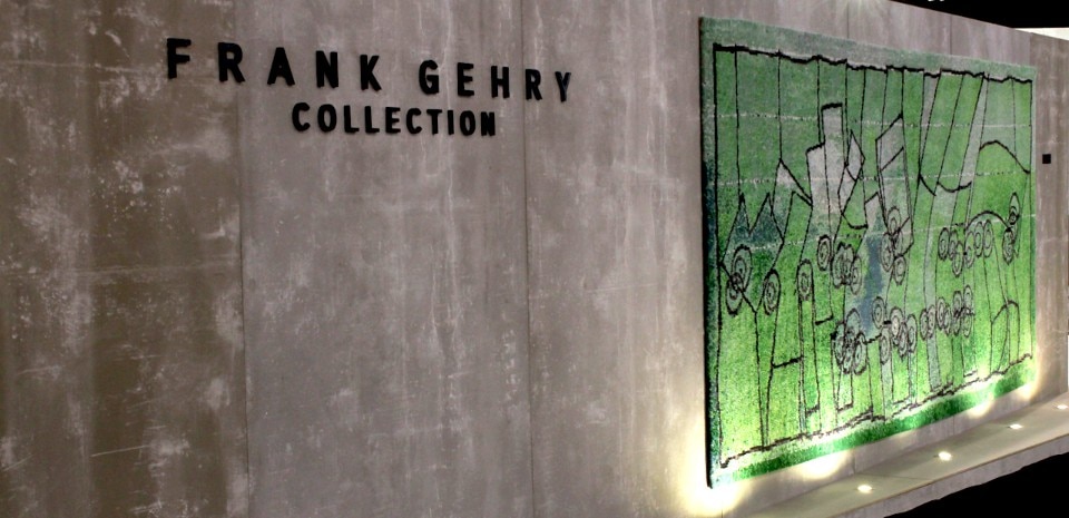 Frank Ghery, collezione di tappeti per Ferreira de Sá, 2017