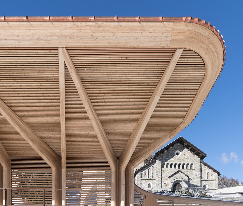 Foster + Partners, Kulm Eispavillon, St. Moritz, 2017