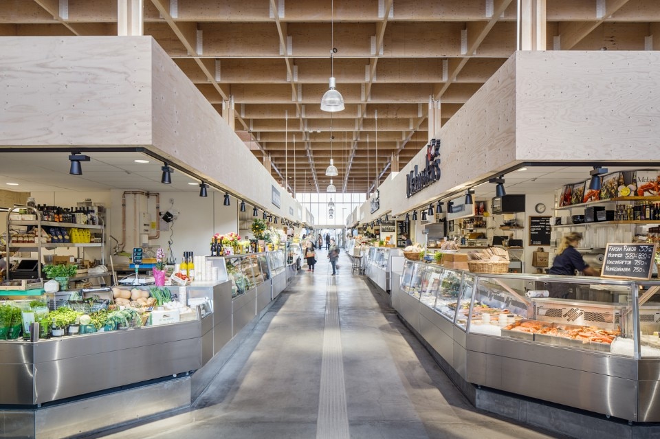 Tengbom architecture studio, Temporary Market Hall, Stockholm, Sweden, 2016