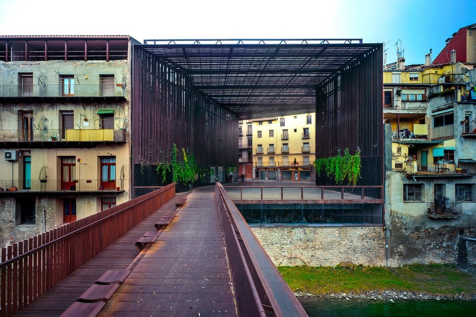 RCR Arquitectes, La Lira Theater Public Open Space, 2011, Ripoll, Girona, Spain. In collaboration with J. Puigcorbé