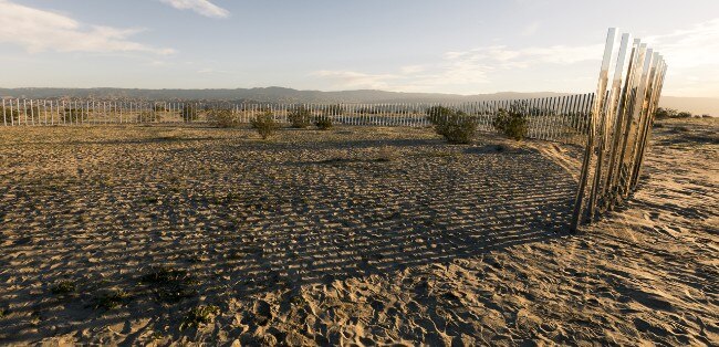 Phillip K. Smith III, <i>The Circle of Land and Sky</i>, Desert X installation view, 2017. Courtesy the artist, Royale Projects and Desert X