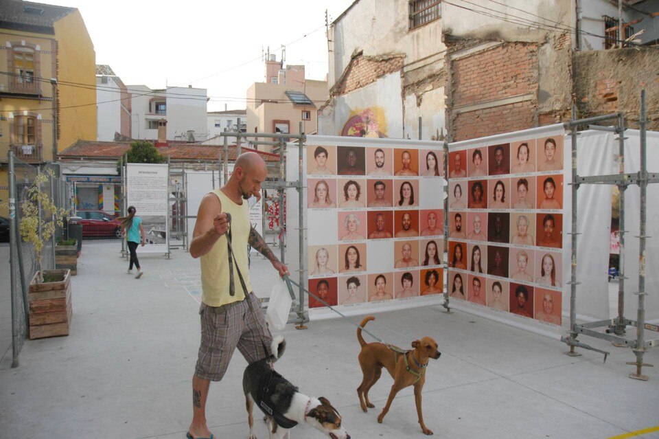 Identity Flows, installation view at the Upho Festival, Malaga, 2016