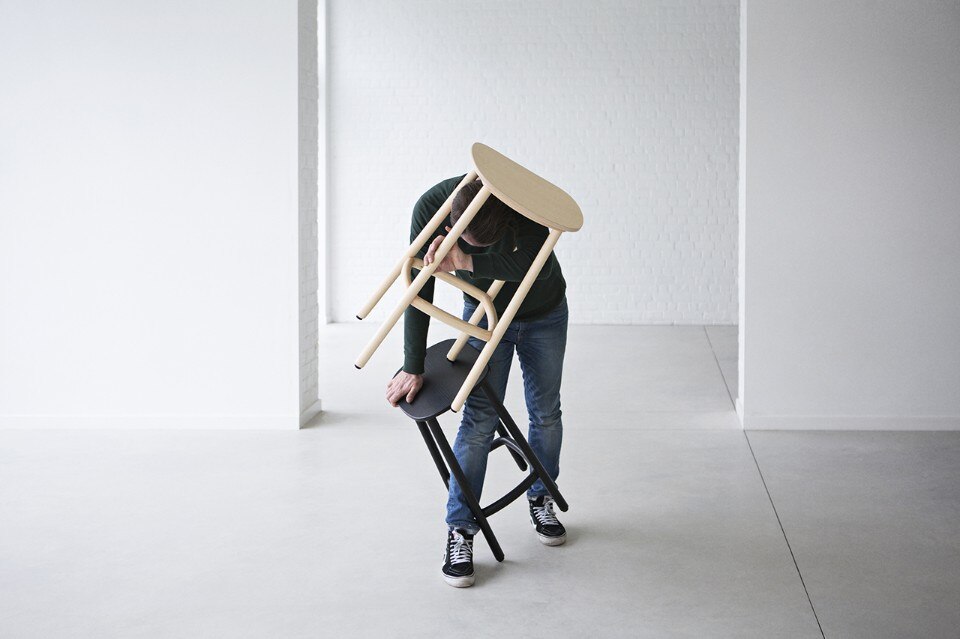 Benoit Deneufbourg, Paddle Stool for Cruso, 2017