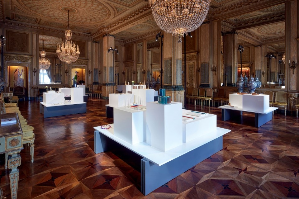 Atelier Swarovski Home exhibition view, Palazzo Crespi, Milan, 2017