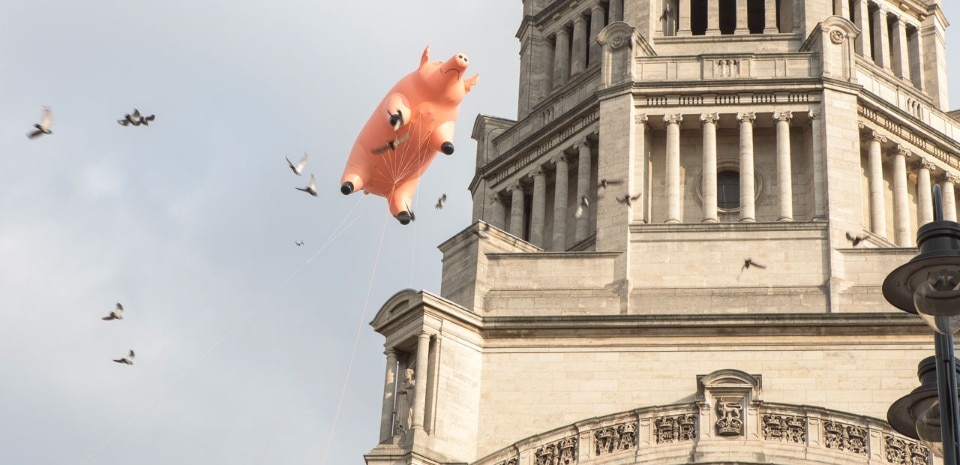 "The Pink Floyd Exhibition: Their Mortal Remains", exhibition view, V&A, London, 2017